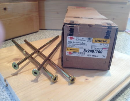 Holzschrauben-Torx 8x240 Eco-Assi 75stk.