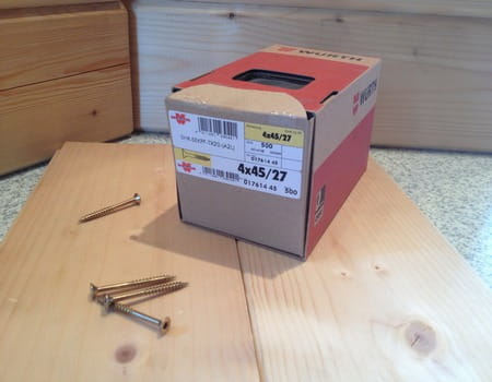 Holzschrauben-Torx 4x45mm 500stk.