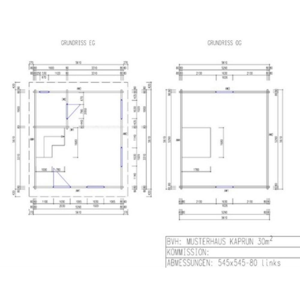 Kaprun 545x545 30 m²