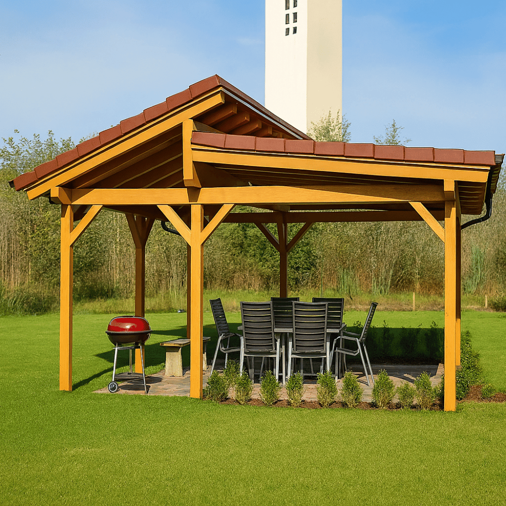 Pergola-Doppelpultdach 1305 634x634cm Pergola-Doppelpultdach 1305 634x634cm