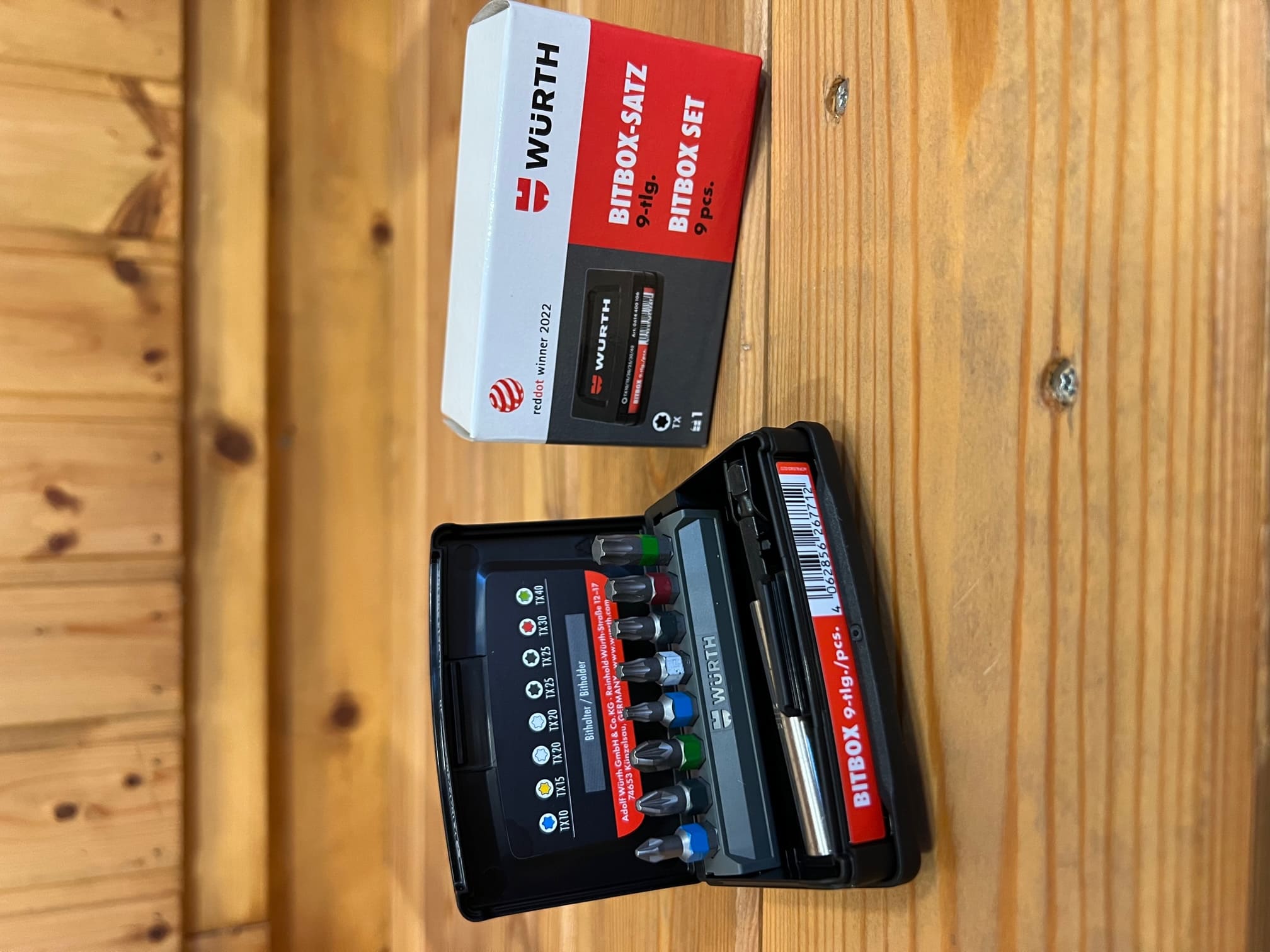 Torxset 5xTX,3xPZ+Magnethalter+Box