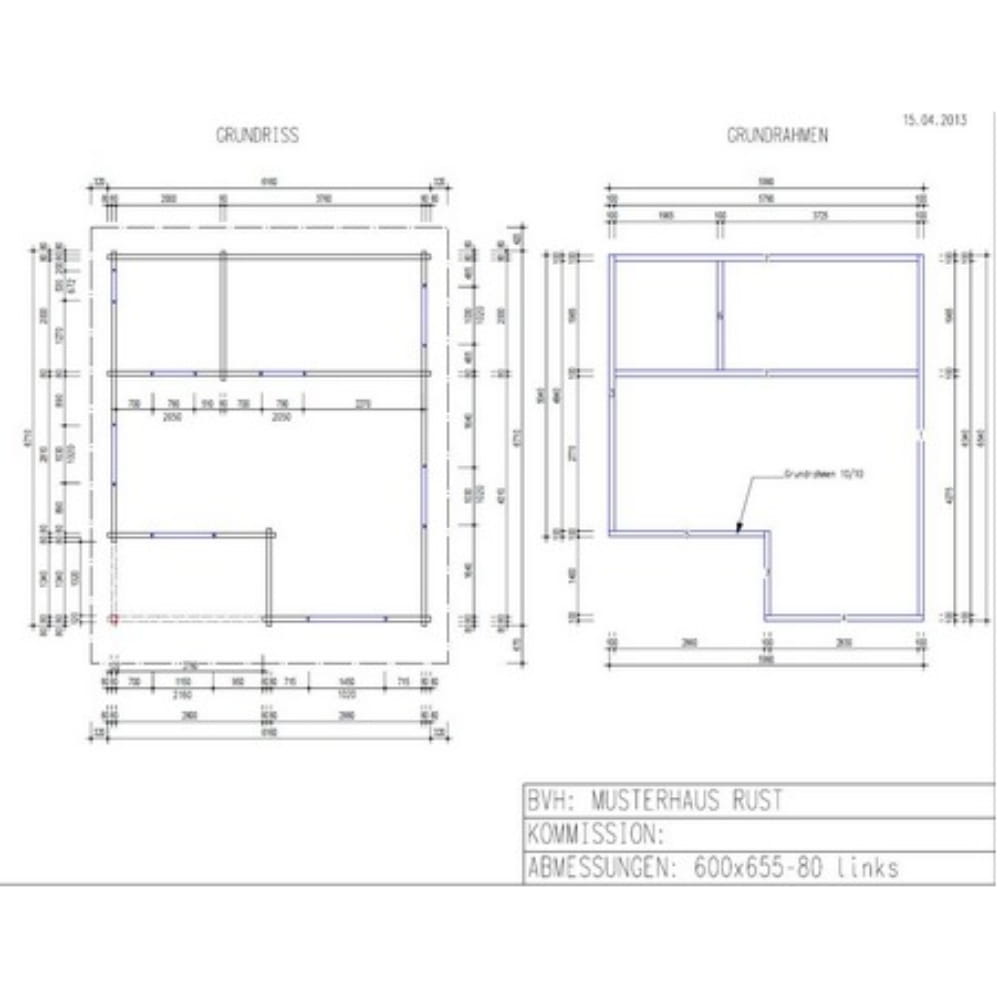 Rust 650 x 600 35m²