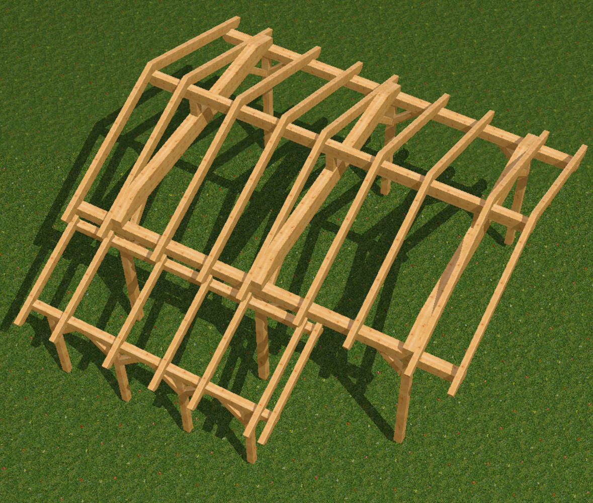 Kombi-Carport Satteldach 1308 484x600