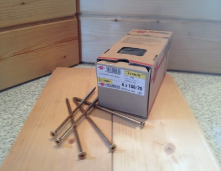 Holzschrauben-Torx 6x150mm 100stk.