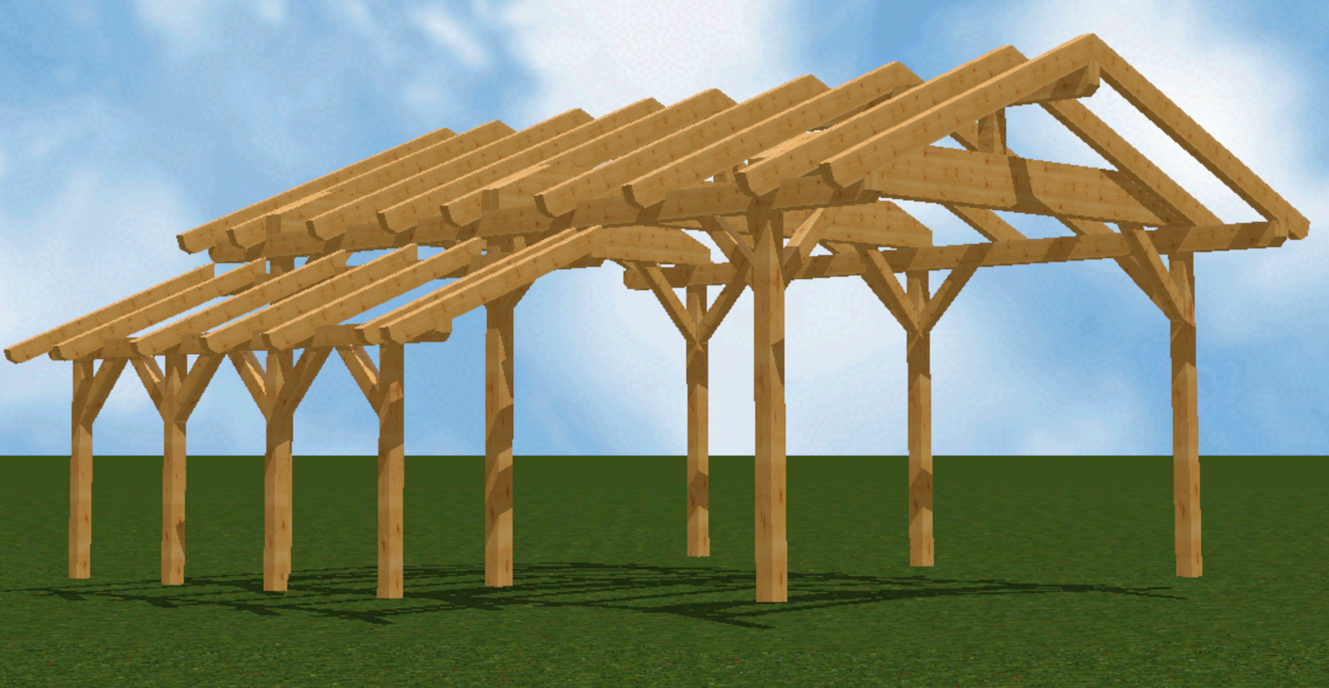 Kombi-Carport Satteldach 1308 484x600